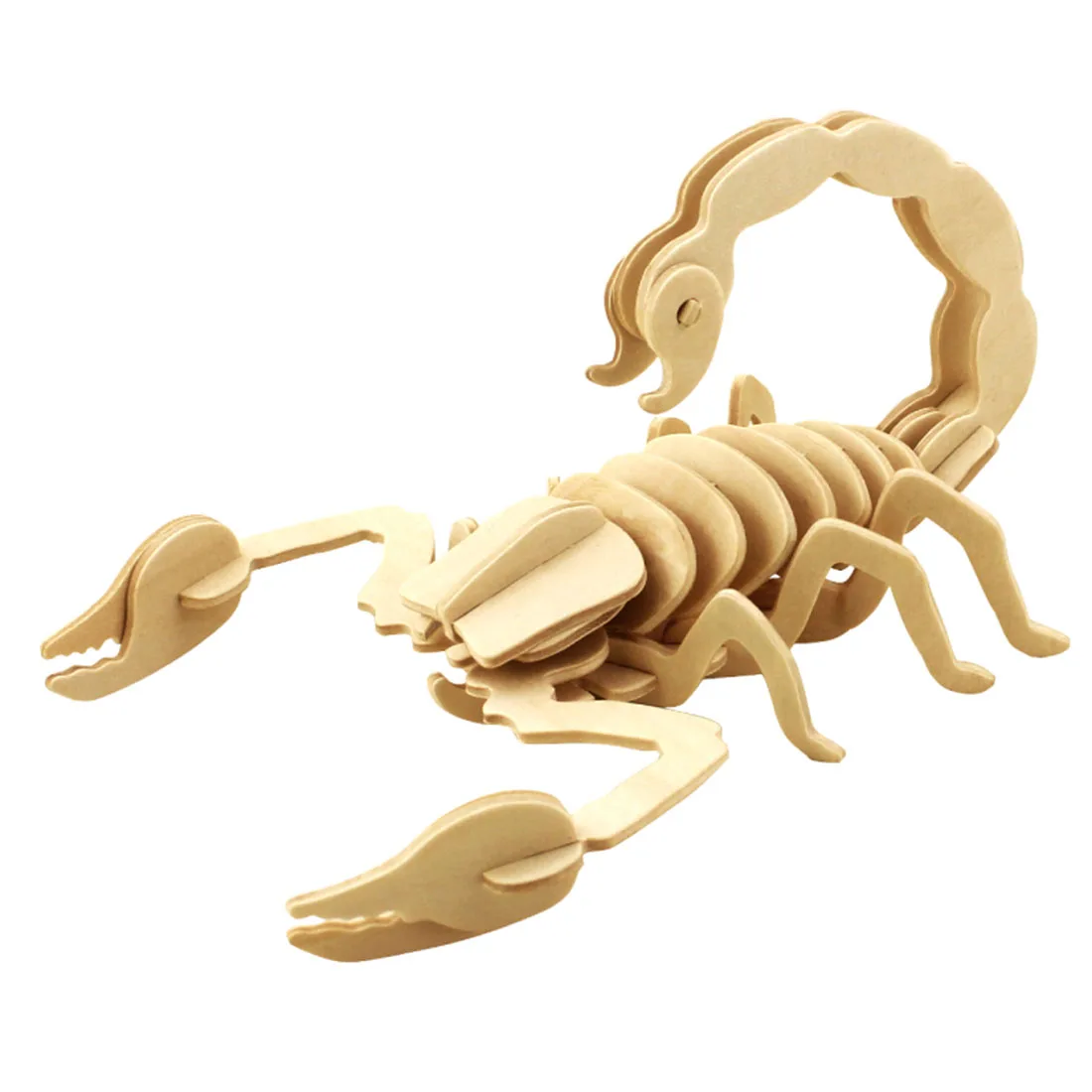 

2018 New Hot 3D Movement Assembled Wooden Painting Jointed Model Steam Stem Toys DIY Hand Made Toys- Animal Shape