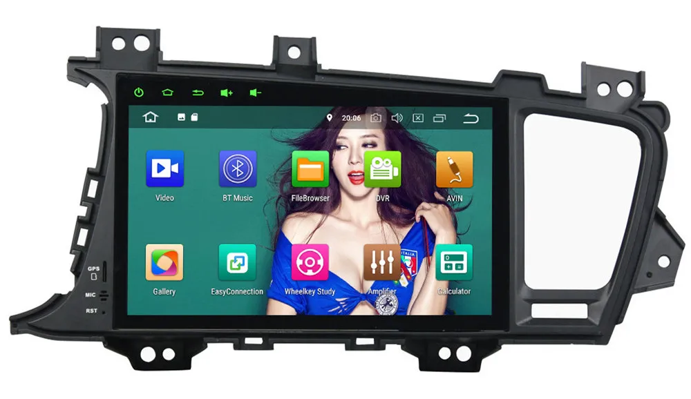 Flash Deal 9" IPS Octa Core 4G Wifi Android 8.1 4GB RAM 64GB ROM BT RDS Car DVD Multimedia Player Radio Stereo For Kia K5 Optima 2011-2013 1