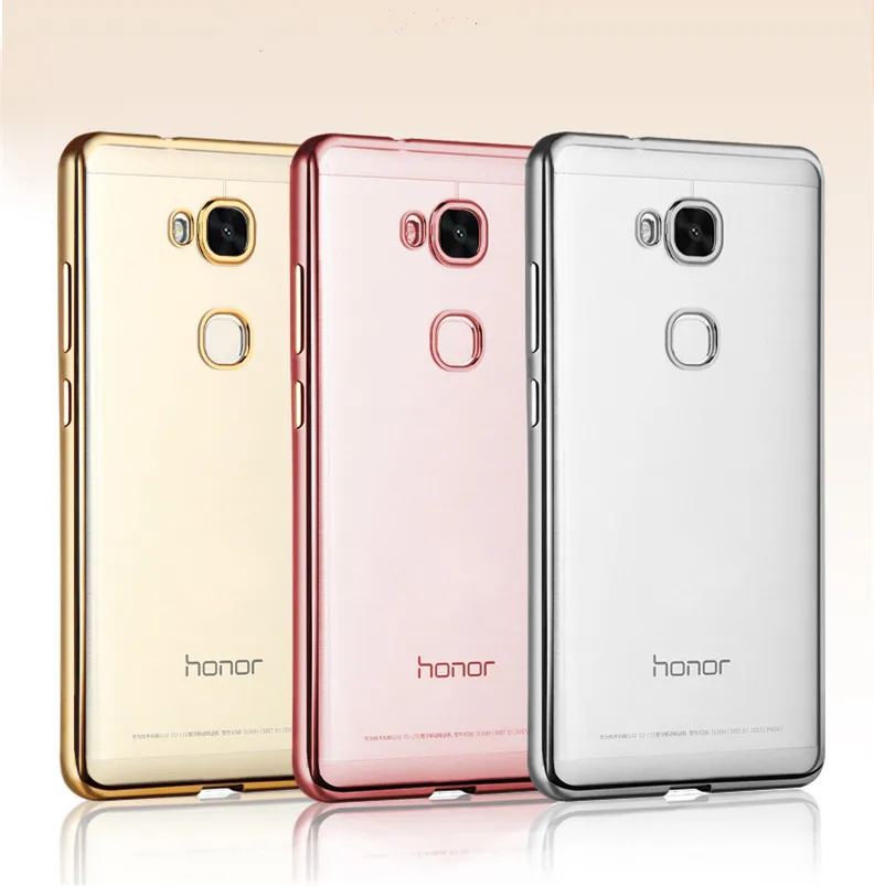For Huawei Honor 4x 4x 5c 5x Honor 7 V8 New Best Quality Transparent Electroplating Soft Case Rubber Silicone Phone Back Cover V8 Mobile Phone Phone Q8v8 Luxury Aliexpress