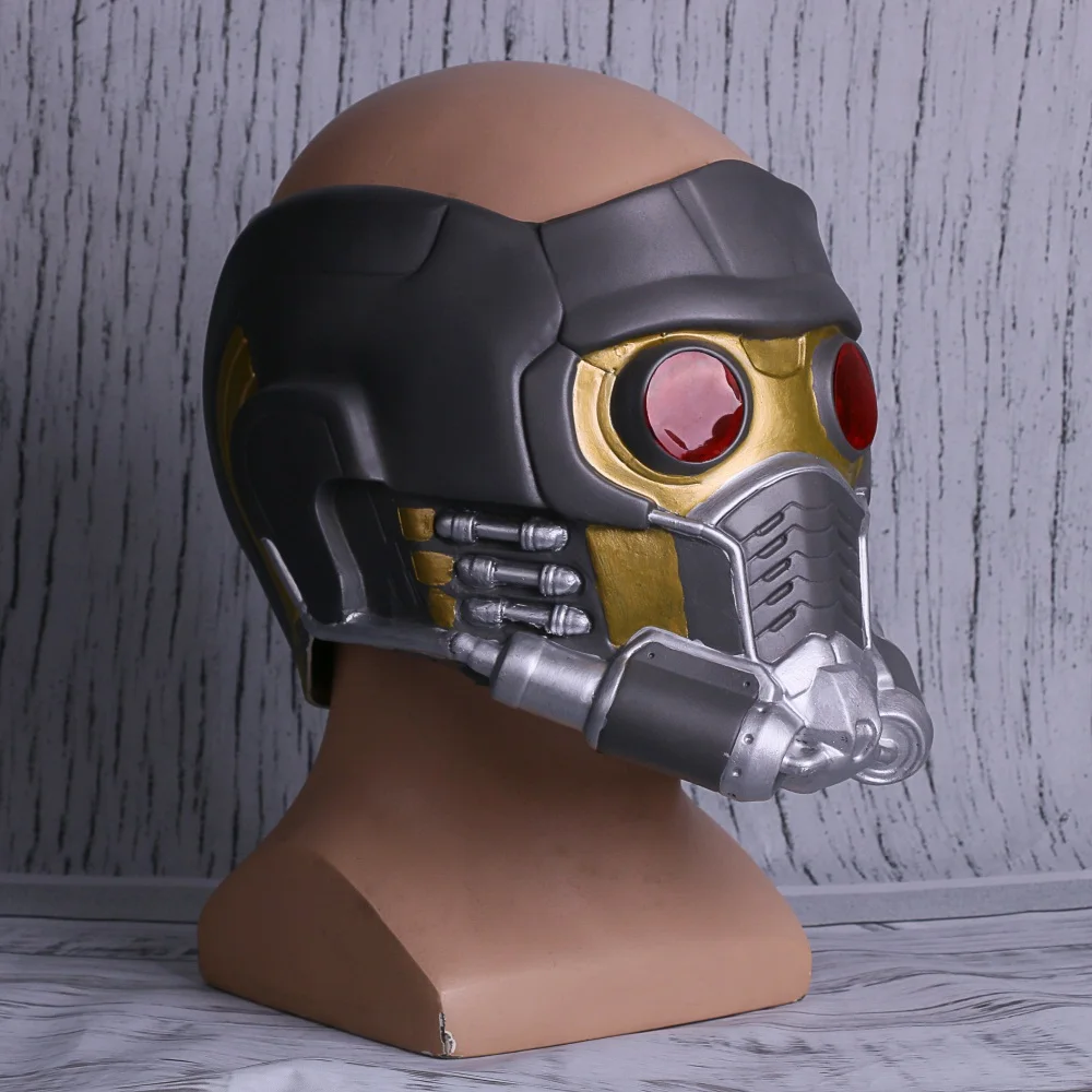 Guardians of the Galaxy Helmet Mask Cosplay Peter Quill Helmet Latex Star Lord Helmet Halloween Party Mask Adults (5)