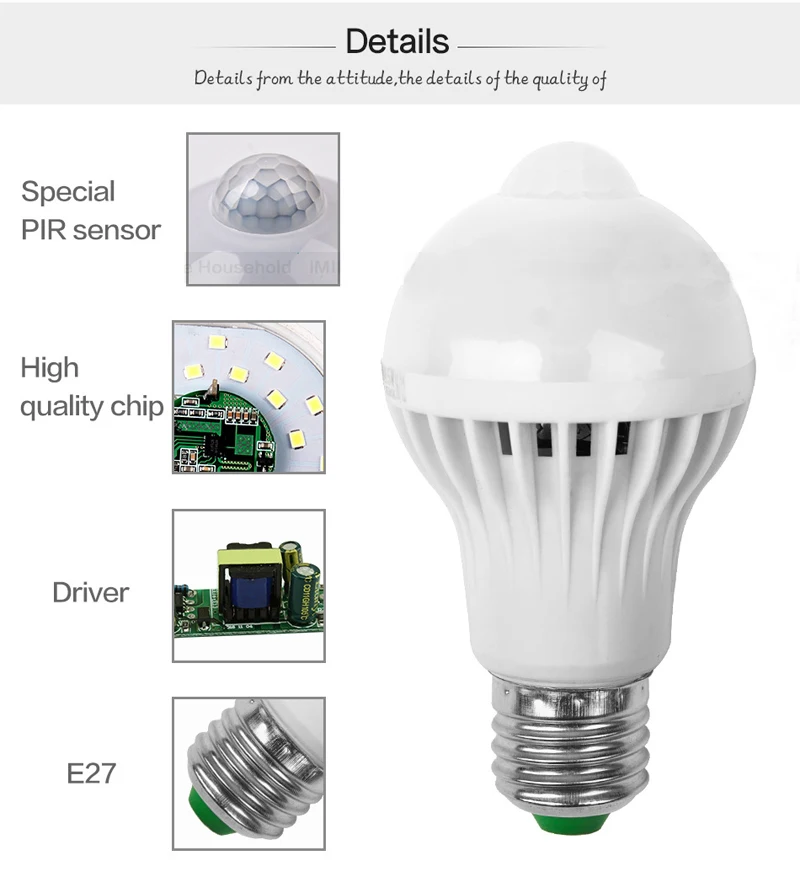 LED Ball Bulb Lights with Motion Sensor (5)
