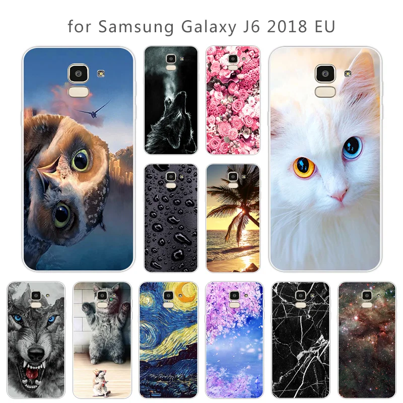Мягкий ТПУ чехол для телефона Samsung Galaxy S6 S7 S8 S9 роскошный высококачественный J5 Prime