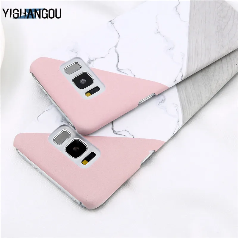 

Fashion Marble Pattern Case For Samsung Galaxy S10 S10E S9 S8 Plus S7 Note 8 9 Hard PC Matte Case For iPhone 6S 7 8 X XR XS Max
