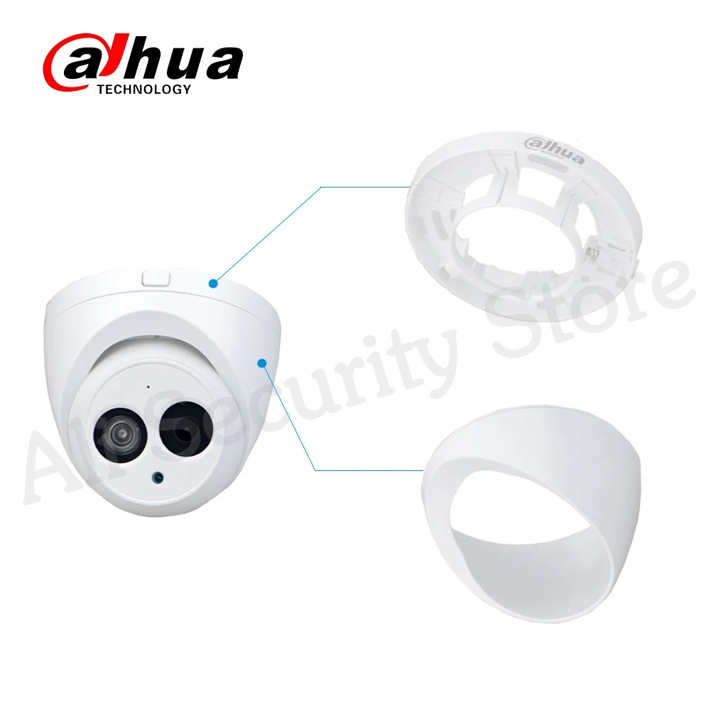 Dahua IPC-HDW4433C-A 4MP HD POE сеть Starnight IR мини купольная IP камера Встроенный микрофон Onvif CCTV от IPC-HDW4431C-A