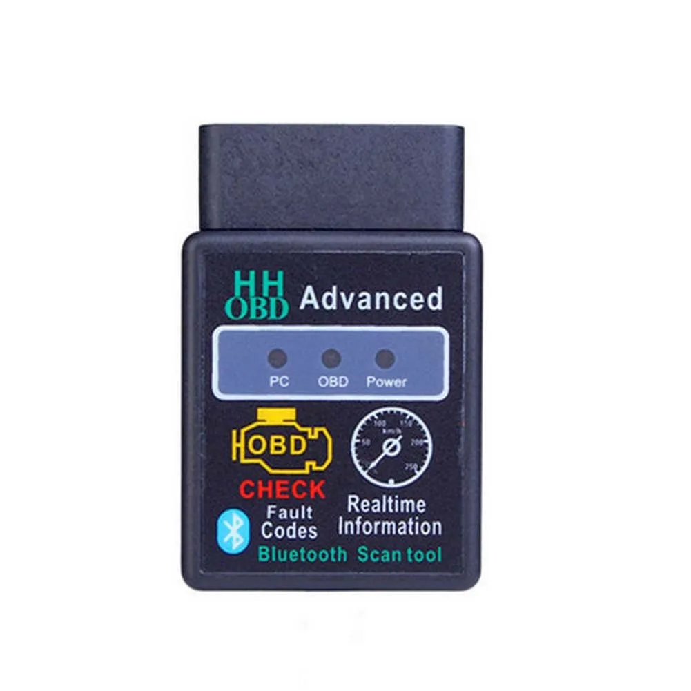 V2.1 ELM327 HH OBD 2 OBDII Автомобильный Bluetooth диагностический инструмент сканер интерфейса