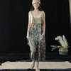 Buy Johnature Vintage Jumpsuits For Women Denim Cloths Print Floral 2020 Summer New Pockets Wl9kbrRA