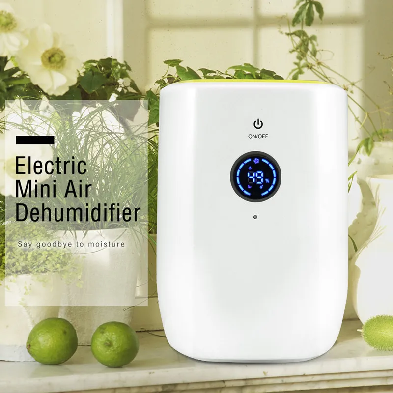 Electric Mini Portable Air Dehumidifier for Home LED Display Electric