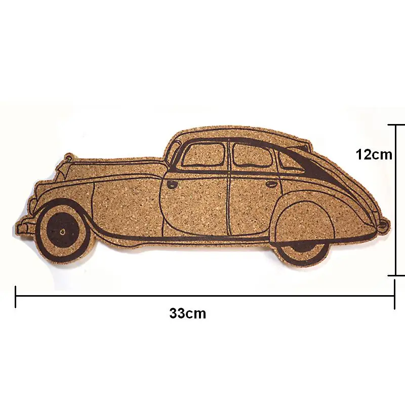 Автомобиль DIY пробковая доска объявлений мягкая настенная доска для объявлений печатная Пробка деревянный с наклейкой