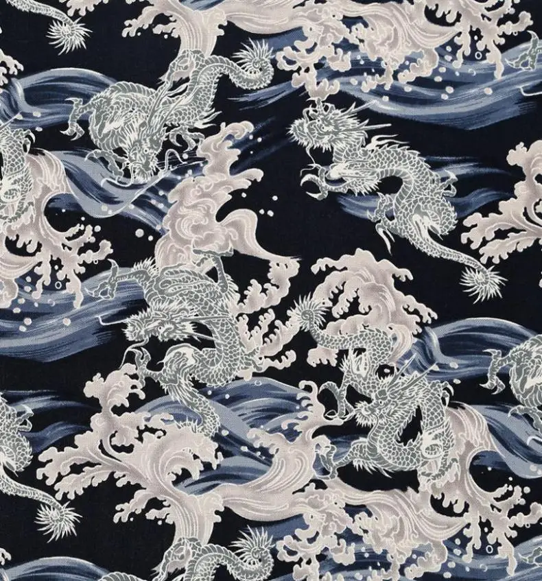 

2019 New Japan Ese Style And Wind Cotton Fabric Cloth Water 110cm width