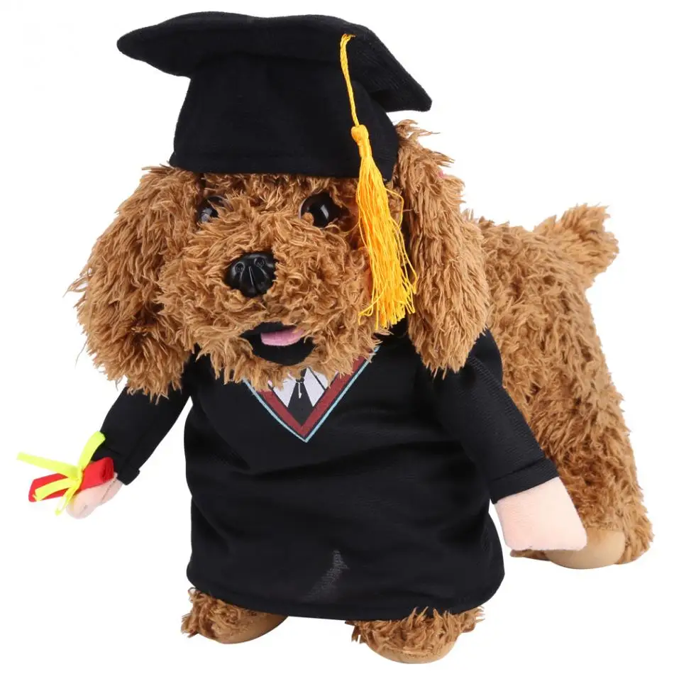 Dog Clothes Coat Winter Funny Pet Puppy Dog Cat Outfit Cosplay Bachelor