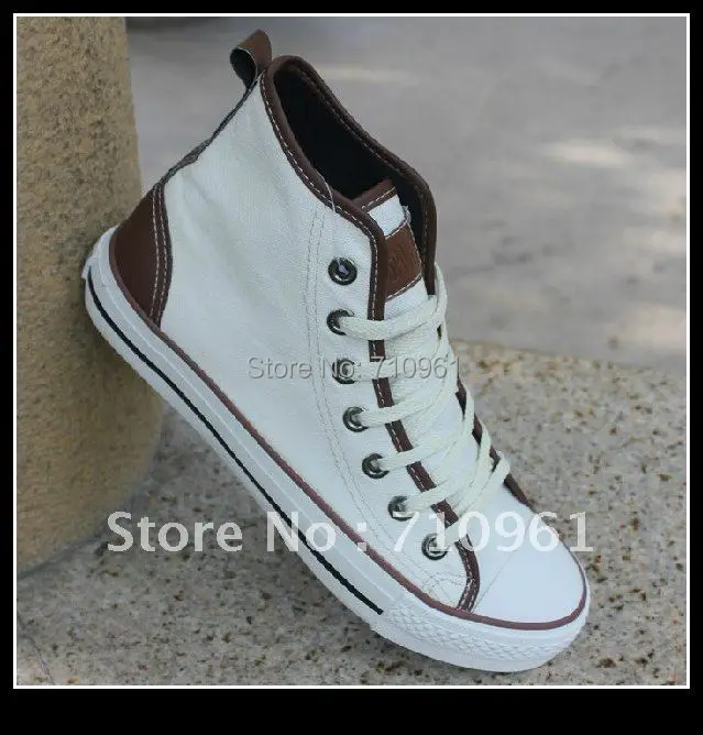 Free shipping Authentic Cheap Canvas Shoes Tall style canvas Sneakers Men&#39;s Canvas Shoes Beige ...