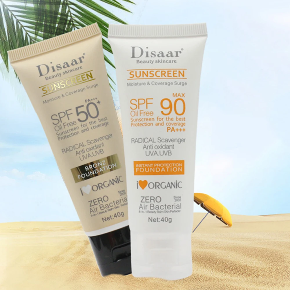 Disaar SPF 90/50 солнцезащитный крем для лица и тела, отбеливающий солнцезащитный крем для ухода за кожей, антивозрастной контроль масла, увлажняющий TSLM1