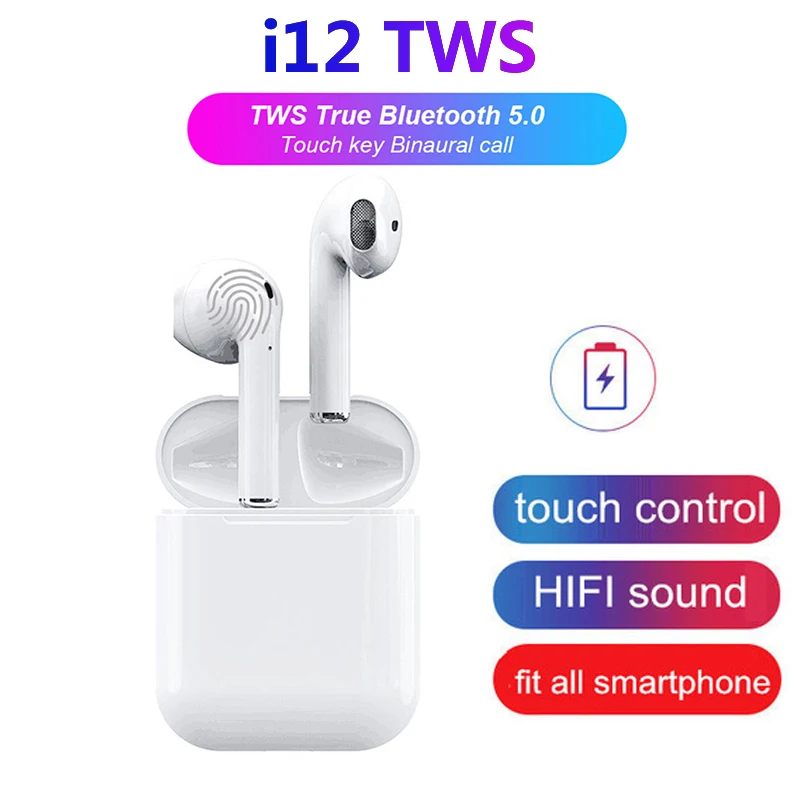 

2019 NEW i11 i12 TWS Bluetooth Headset Wireless Earphones Sport with microphone Bluetooth 5.0 Earphone Wireless Touch Earbuds