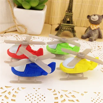 

Wholesale 300pcs/lot Kawaii DIY plane modelling eraser Student School Office Stationery Creative Stationery Gifts