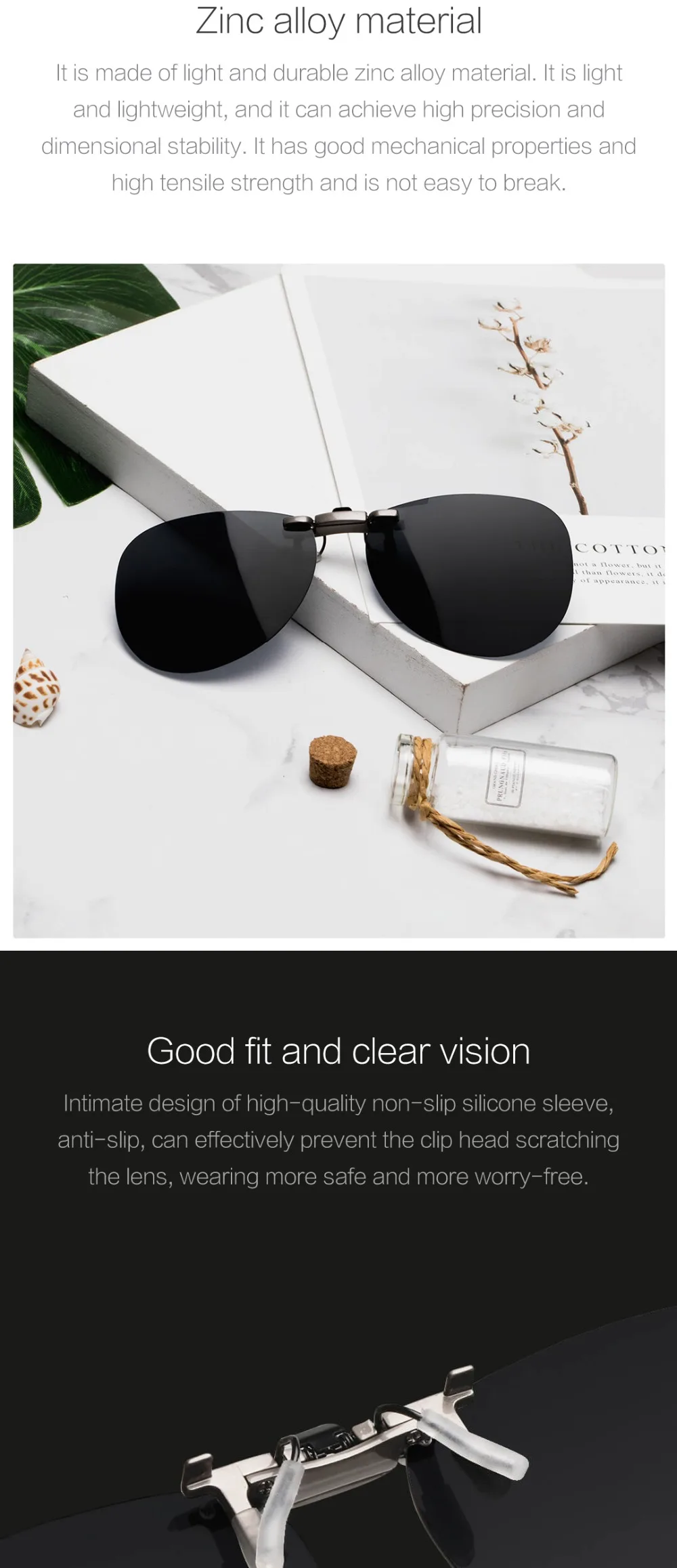 Xiaomi Mijia TS pilot clip sunglasses9