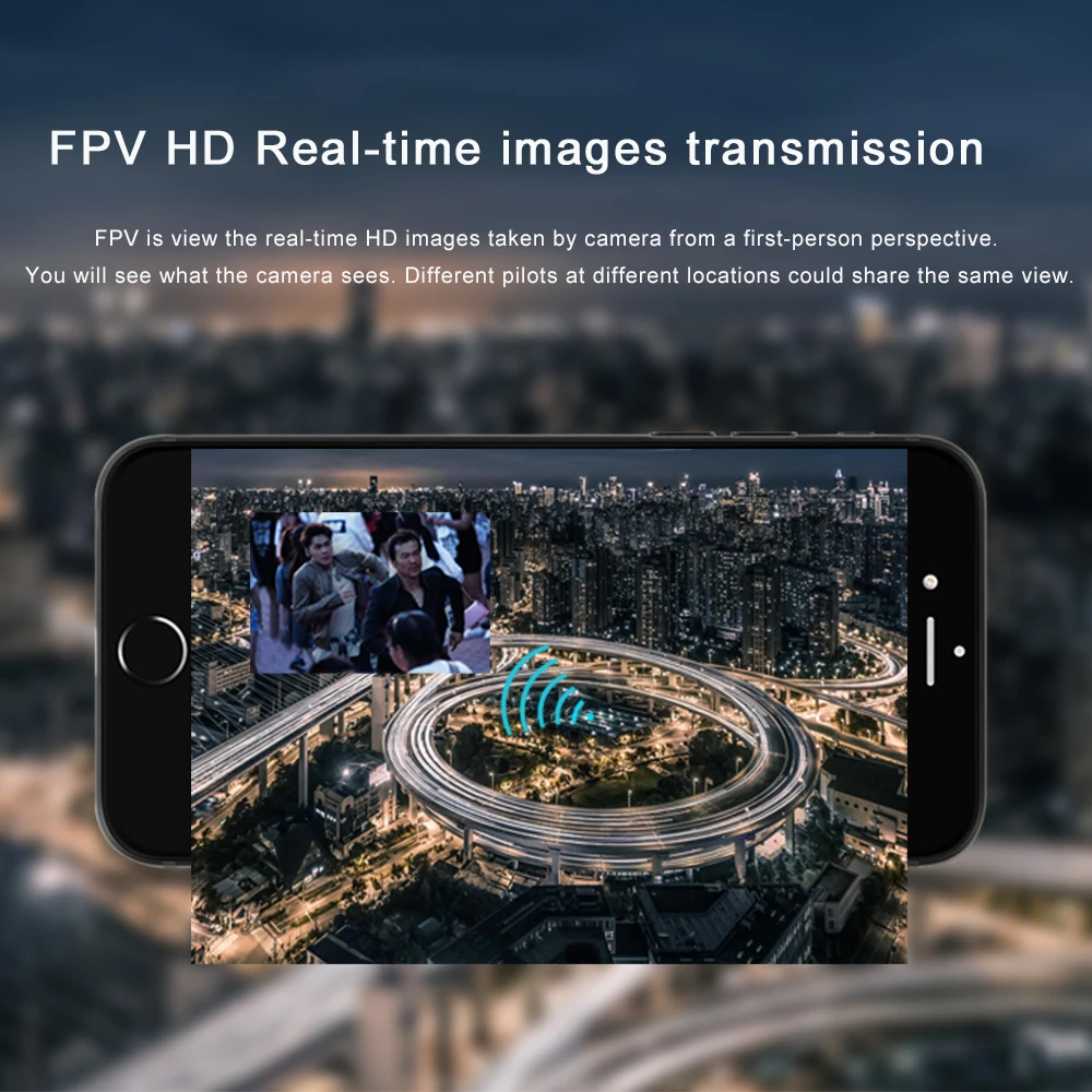 Sepia Detective Artifact UAV Wifi FPV 720P Camera Selfie Drone Flight G-sensor Visual Positioning RC Quadcopter APP Control (8)