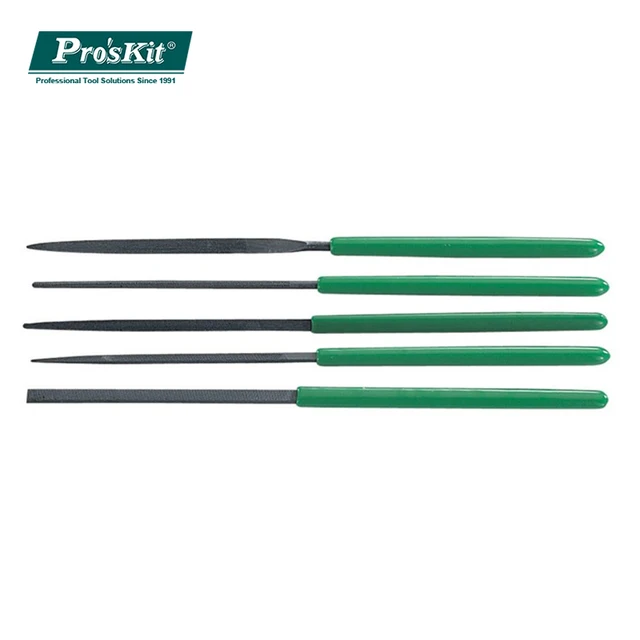 Pro’skit 8PK-605A 8PK-605L 5pcs Needle File Set Precision Rasp group upscale For Metal Glass Stone Jewelry Wood Carving Craft