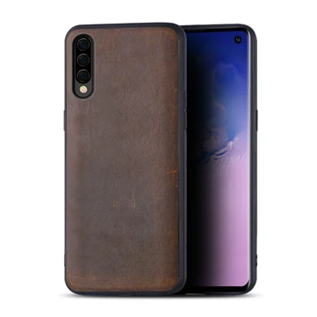 

Real leather case For samsung Galaxy a50 a51 a71 A70 S10 plus S20 Ultra back cover For s9 S8 Note 10 9 Plus 360 Full protection