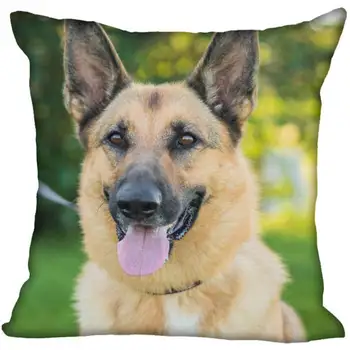 

Custom Pillowcase Shepherd Dog Square Zipper Pillow Cover 35X35,45X45,60X60cm(Two Sides) Print Your Pictures Pillow Cases