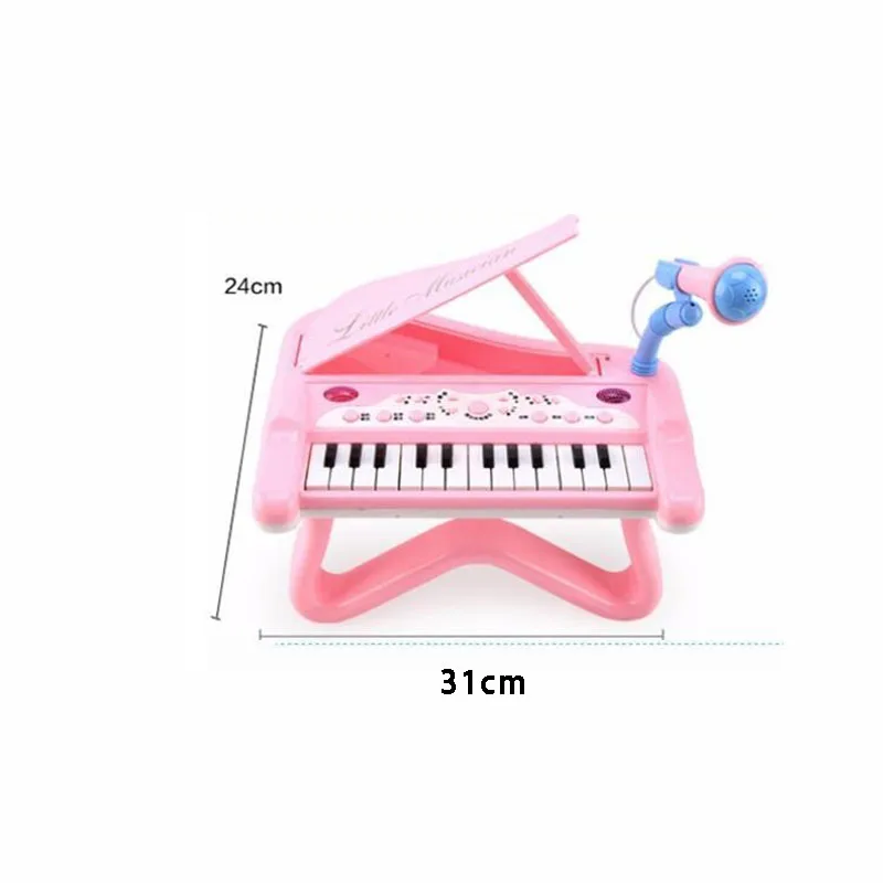 Модный многофункциональный микрофон фортепианная игрушка joy pianist с микрофоном Детская обучающая игрушка подарок для детей
