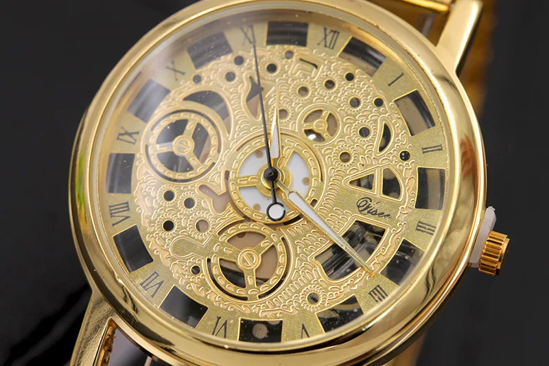Стальные полые дизайнерские часы для мужчин Relogio унисекс Ретро Masculino Relojes Hombre