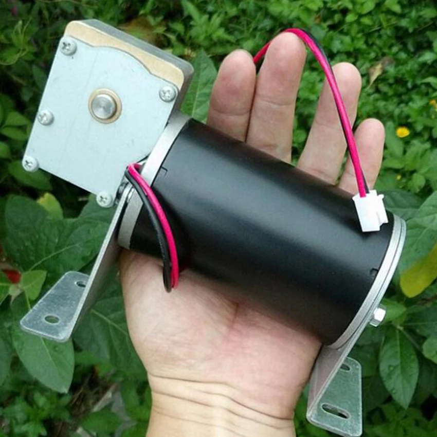Gusano reductor de engranajes motor gran desaceleración motor DC220V mudo con base de alto par motor puede girar y peverse Gusano reductor de engranajes motor gran desaceleración motor DC220V mudo con base de alto par motor puede girar y peverse