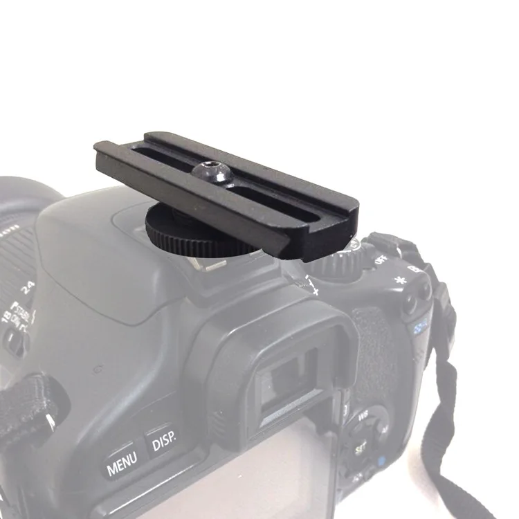 

Aluminum 21mm Rail Mount Fit Red Dot Sight Scope Hot Shoe Adapter Replacement For Canon/Nikon DSLR Camera Photograph Hunting