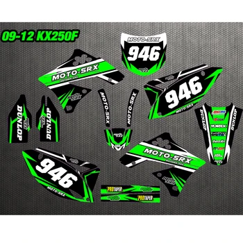 

KX65 2000-2020 Customized TEAM GRAPHICS DECALS STICKERS for Kawasaki KXF250 2004-2019 / KXF450 2006-2020