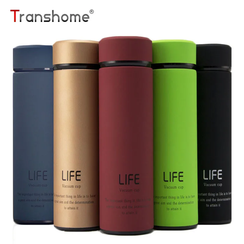 

Transhome Thermos Water Bottle Stainless Steel Vacuum Flask 350ml Thermos Mug Cup Thermal Cup Coffee Thermos Bottle Travel Mug