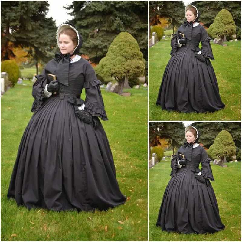 SC 196 Victorian Gothic lVitage font b Dress b font Halloween Theater Movie font b dresses