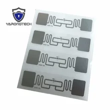 9662 ISO 18000-6C Alien H3 73.5×21.2mm UHF tag RFID Adhesive Tag inlay RFID Label 100pcs/lot Free shipping