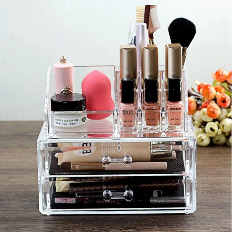 

Acrylic Make Up Organizer For Cosmetic Organizer Makeup Storage Makeup Organizer Storage Box Drawers Organizers