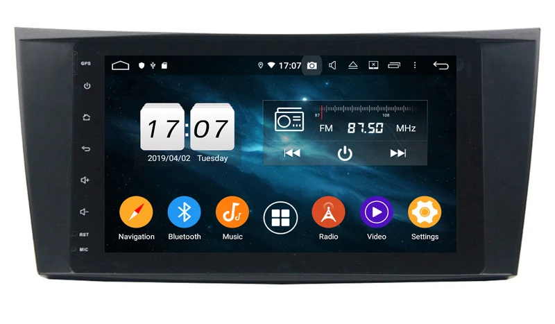 Cheap 8inch two din android 9.0 car dvd player for Mercedes Benz E class W211 W219 E280 E240 E270 CLS class W463 car audio gps navi 1