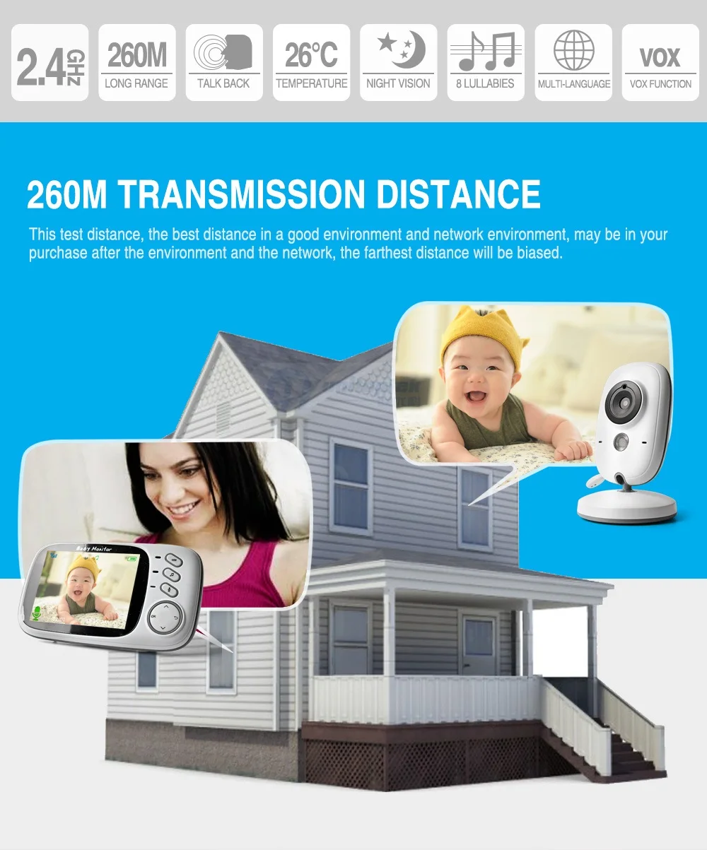 02 2.4ghz baby monitor