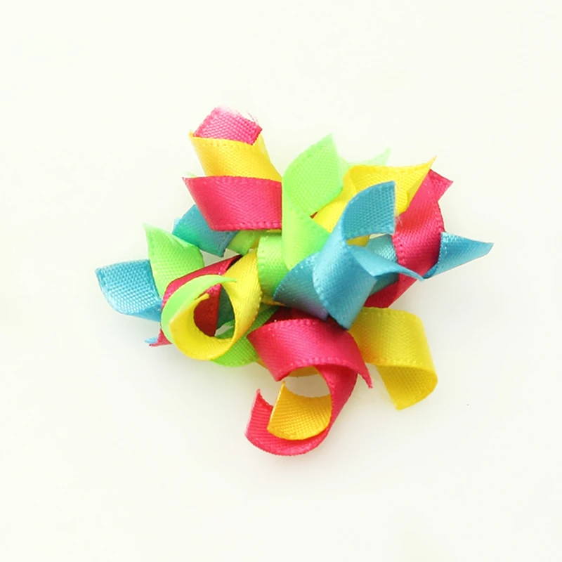 

Armi store Handmade Party Seven Colored Pet First Flowers Ribbon Dog Bow Wholesale