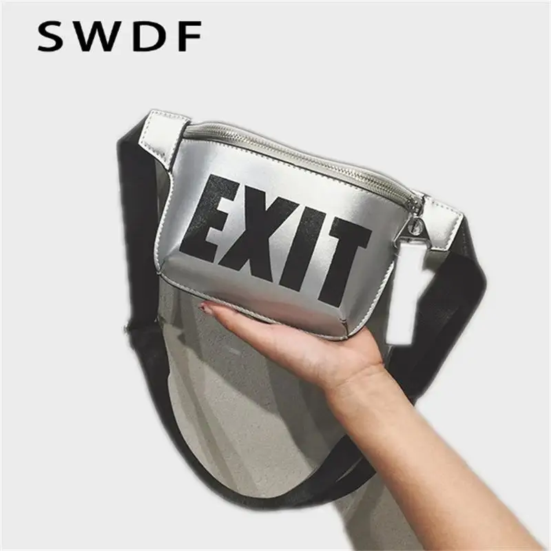 

SWDF 2019 Waist Bag Female Belt New Brand Fashion Waterproof Chest Handbag Unisex Fanny Pack Ladies Waist Pack Belly Bags Purse