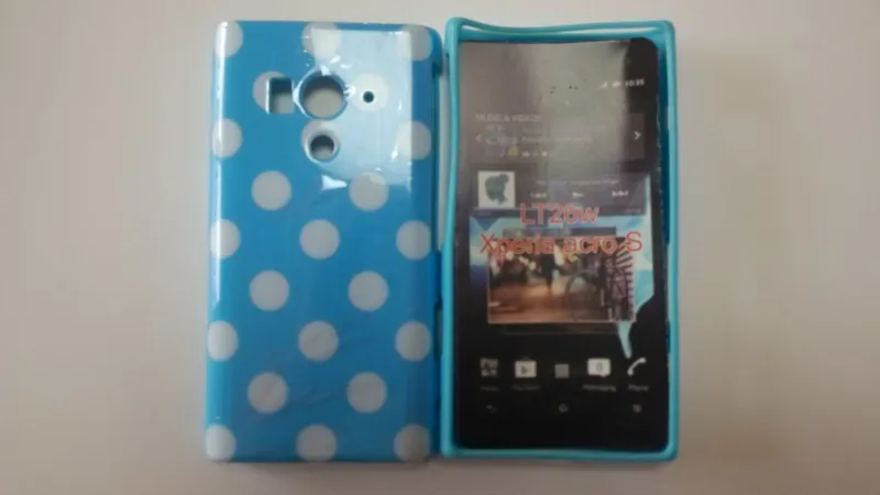Sony Xperia acro S LT26w Polka Dots Case (6)