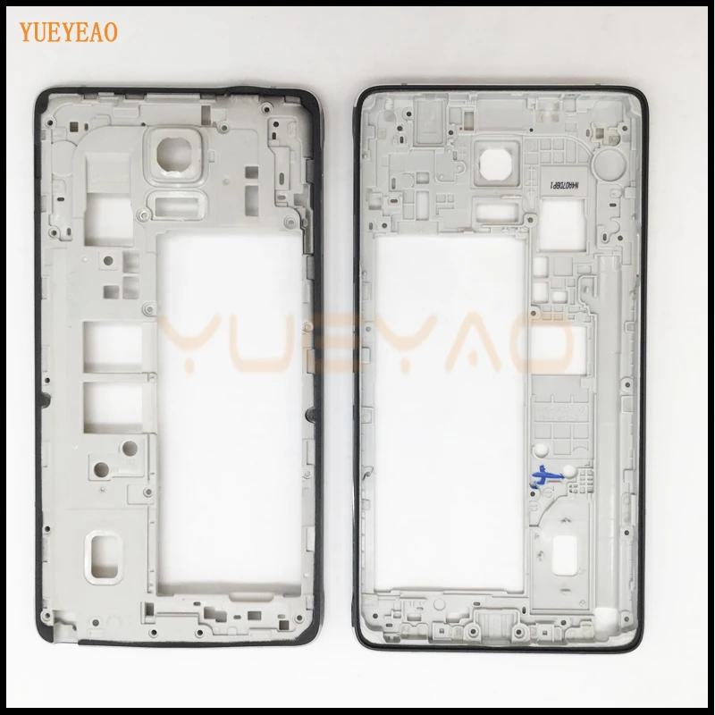 Yueyao рамка для samsung Galaxy Note 4 SM N910F N910 со средней лицевой панелью Задняя рама корпуса