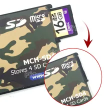 4in1 Ultrathin Memory Card Case Holder Portable Storage Box Case Protector 4 SD Card Mobil Phone
