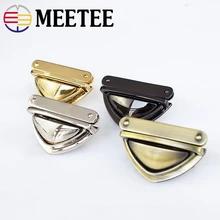 2/5pcs Meetee 3.5*5cm Metal Twist Turn Lock Snap Clasps Closure Buckle for Handbag Purse Bags Hardware Accessories Bag Locks 2017 fashion acrylic sheet for sample plastic sheet size 5cm 5cm 19 colors for making bags bag accessorise china factory