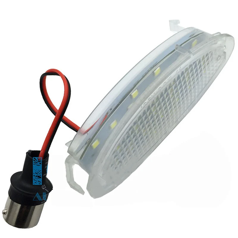 

Hot 2 Pcs/Set LED License Number Plate Light Bulb Lamp for Vauxhall Opel Astra F Corsa Vectra Car Accessories BX
