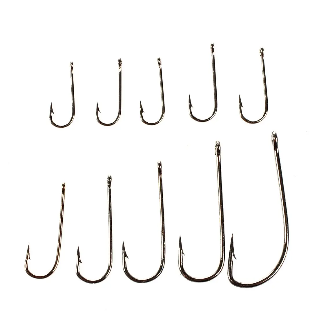 HLBY Fishing hooks 70 pieces hook fish set size 3-12 | Спорт и развлечения