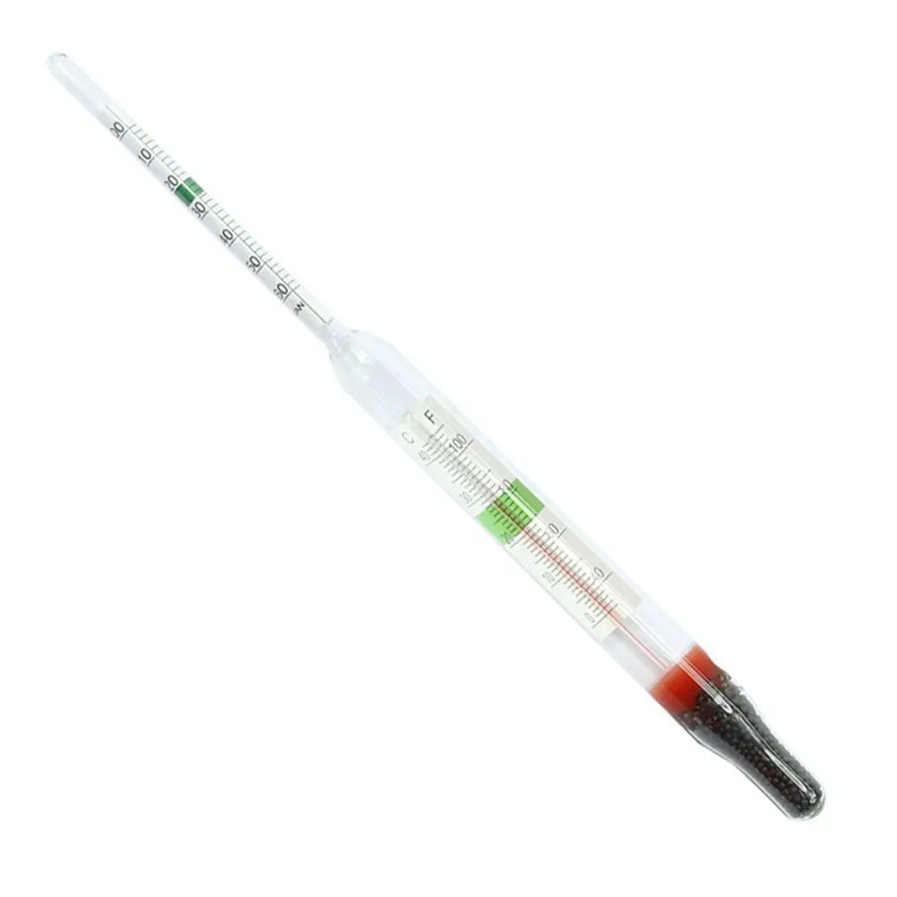

Aquarium Glass Float Hydrometer With Thermometer Salt Marine 20cm