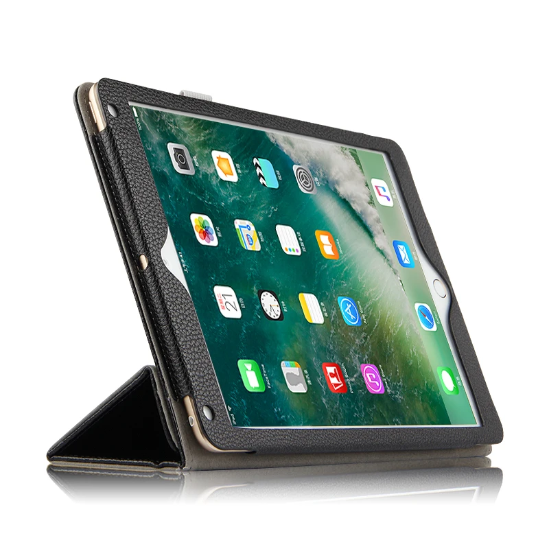 Чехол AJIUYU из натуральной кожи для Apple iPad Air умный чехол воловьей Защитная пленка