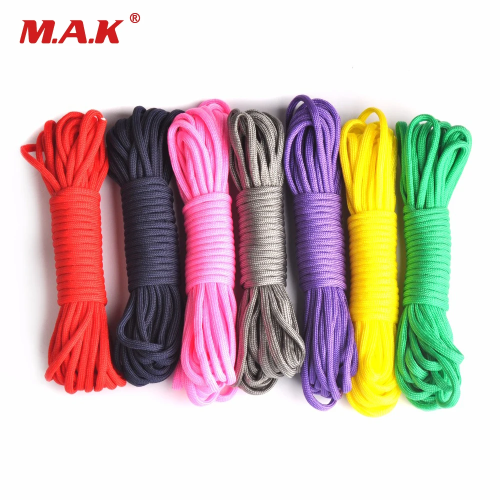Paracord 550 100ft حبل Paracord الحبل اكسسوارات المظلة درجة ل في الهواء الطلق معدات التخييم و بقاء