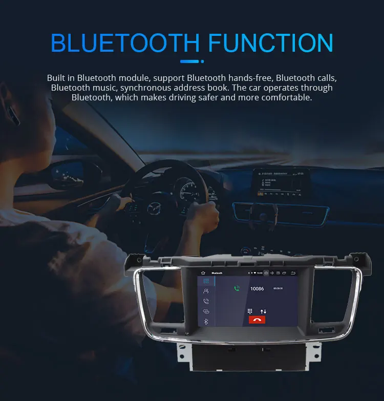Cheap LJHANG Car DVD Player Android 9.0 For PEUGEOT 508 2011-2017 GPS Navigation 1 Din Car Radio Multimedia Wifi Stereo RDS Canbus IPS 7