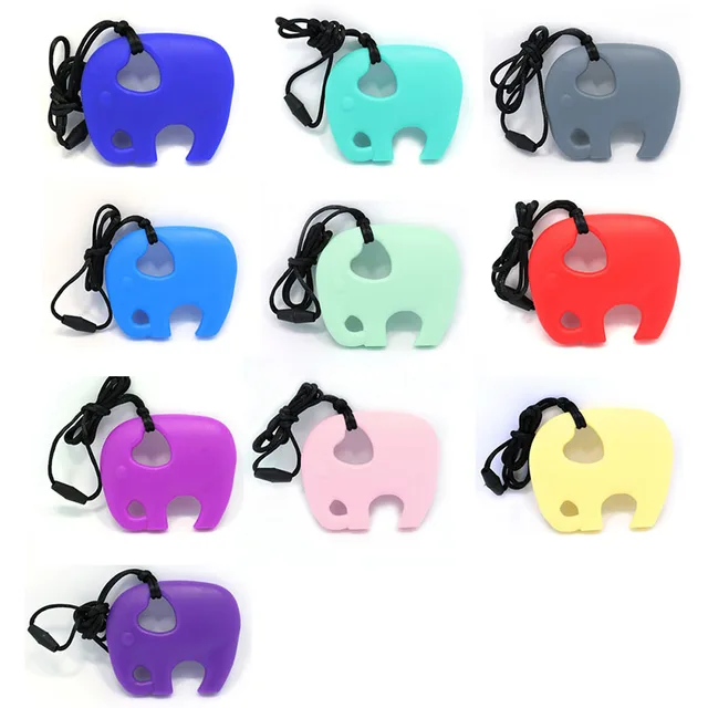 Baby Elephant Pacifier Teething Toy Chewable