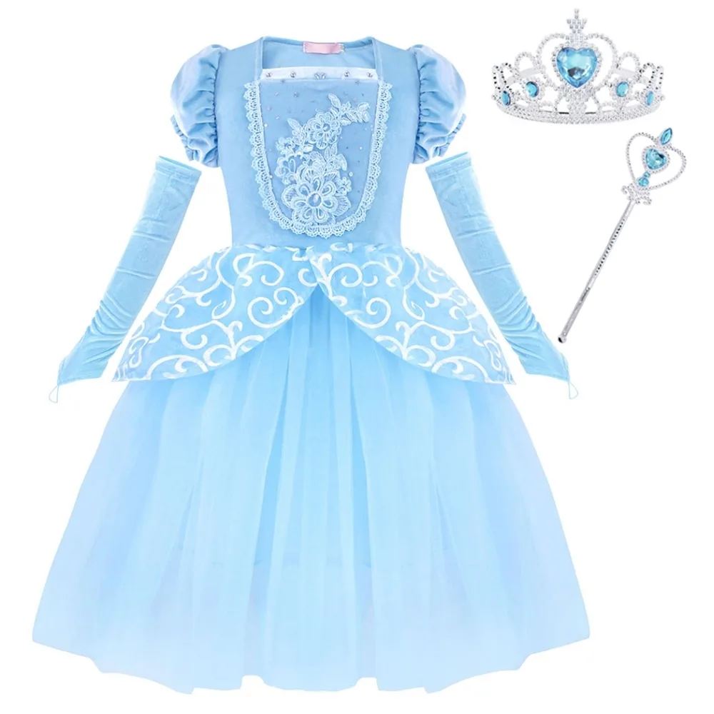 Girls Cinderella Dress-9