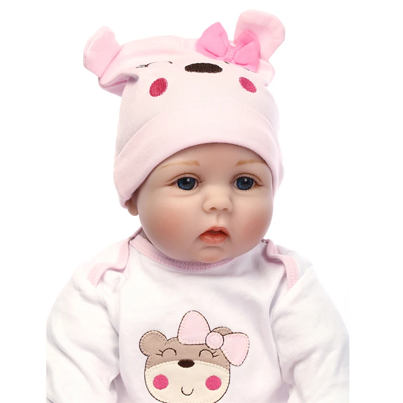Кукла новорожденная NPK мягкая силиконовая кукла Reborn 55 см 40 см|alive dolls|reborn baby dollreborn