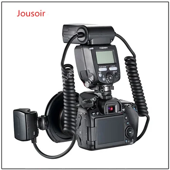

YN-24EX Macro Ring Flash Speedlite with 2 Flash Head 4 Adapter Rings for C 5D Mark II 5D Mark III 6D 7D CD50